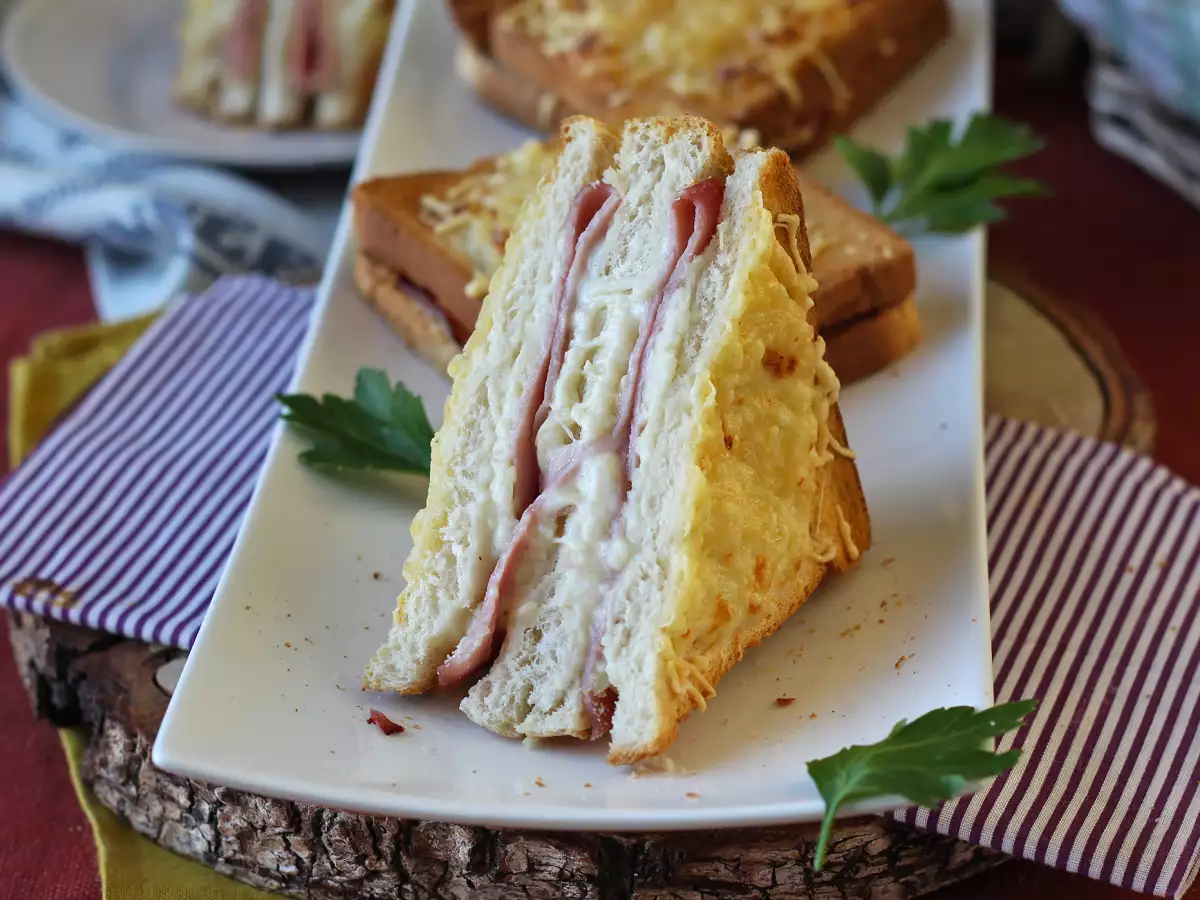 Croque-monsieur in the air fryer - photo 6