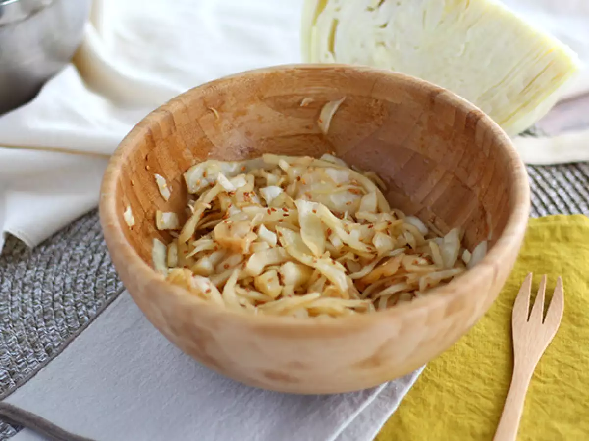 Crunchy Japanese-style cabbage salad - photo 2
