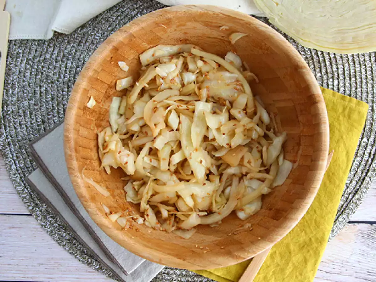 Crunchy Japanese-style cabbage salad - photo 4