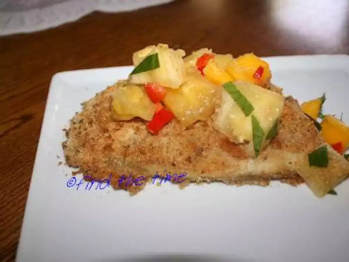 Crusted Baked Tilapia with Pineapple Mango Salsa - photo 2