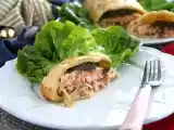 Crusted salmon with spinach and mozzarella, photo 1