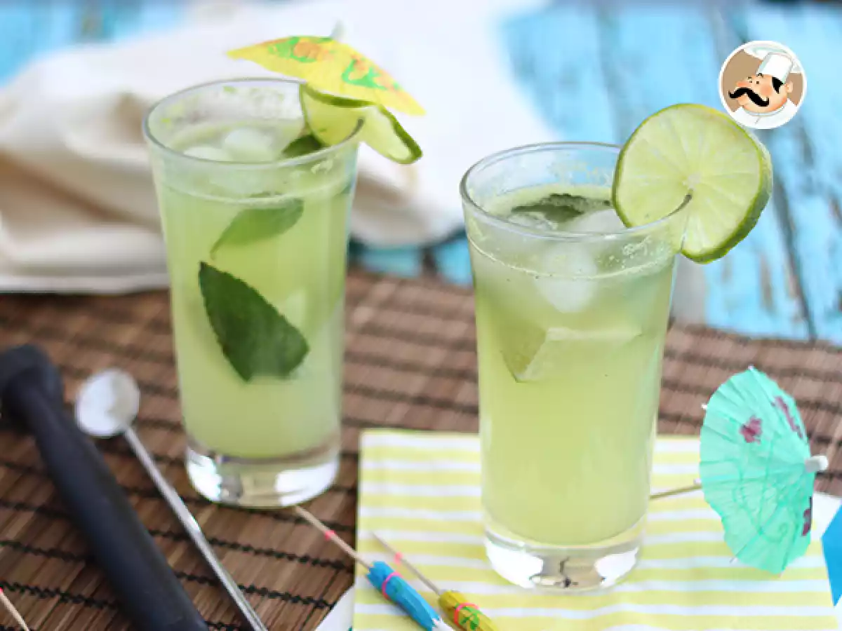 Cucumber mojito, alcohol-free cocktail