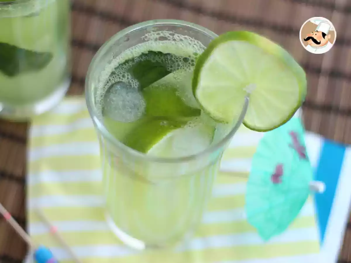 Cucumber mojito, alcohol-free cocktail - photo 2