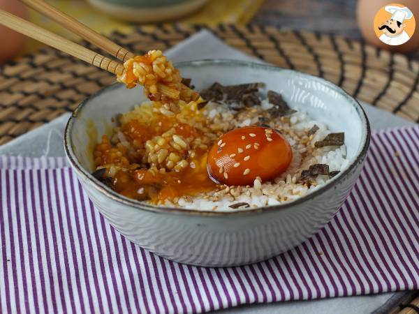 Cured egg yolks in soy sauce - photo 3