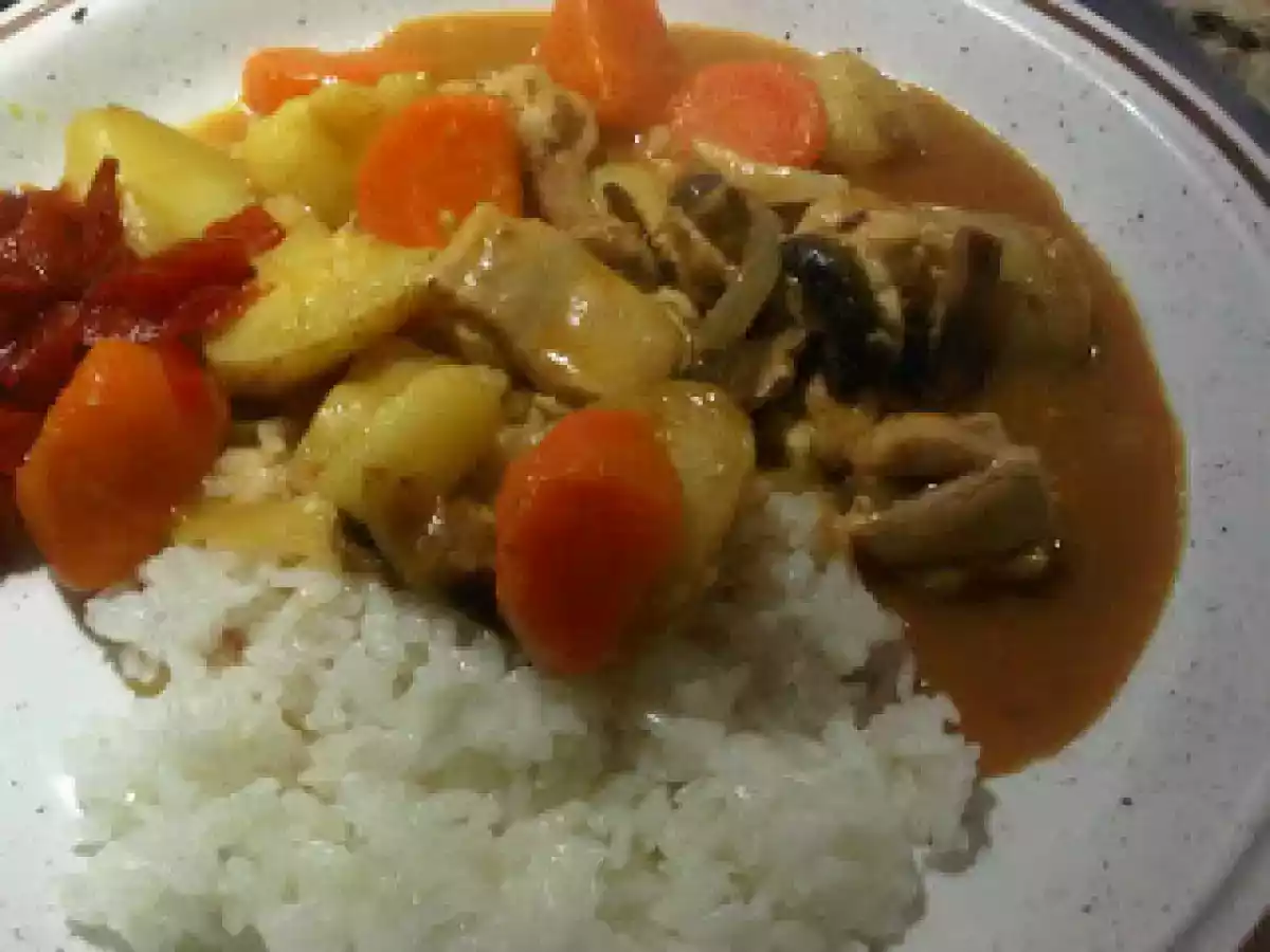 Curry rice from scratch
