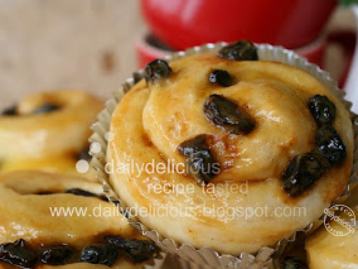 Custard Raisin Bread: Soft and sweet bread, I know that you will love it! - photo 3