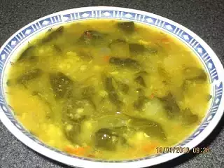 Daal palak (spinach and lentil curry)