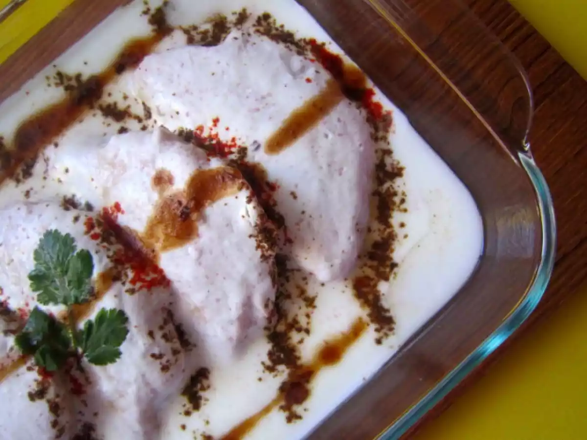 Dahi Gujiya-Stuffed Lentil Dumplings In Yogurt Sauce - photo 2