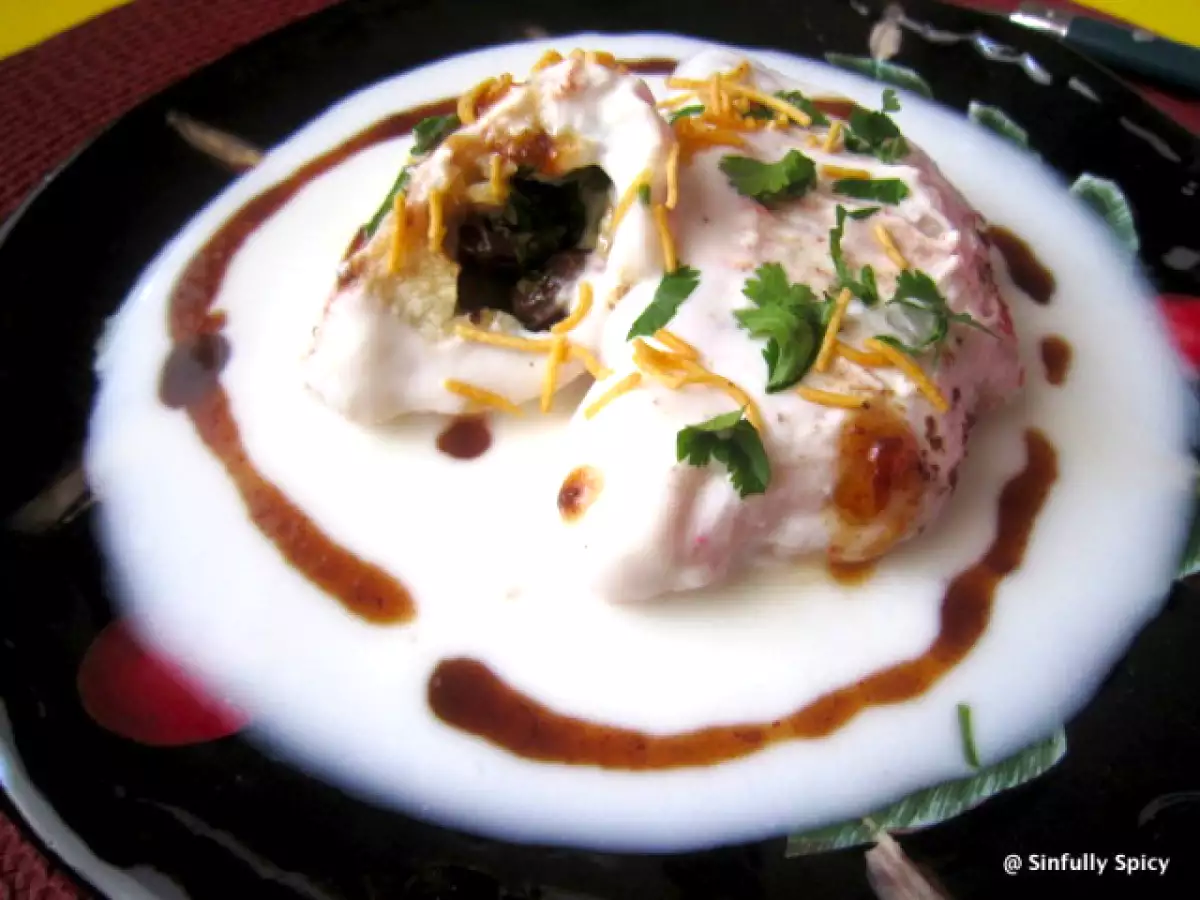 Dahi Gujiya-Stuffed Lentil Dumplings In Yogurt Sauce - photo 3