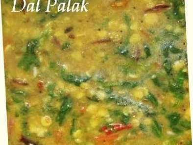 Dal Palak Recipe - Spinach with Arhar Dal