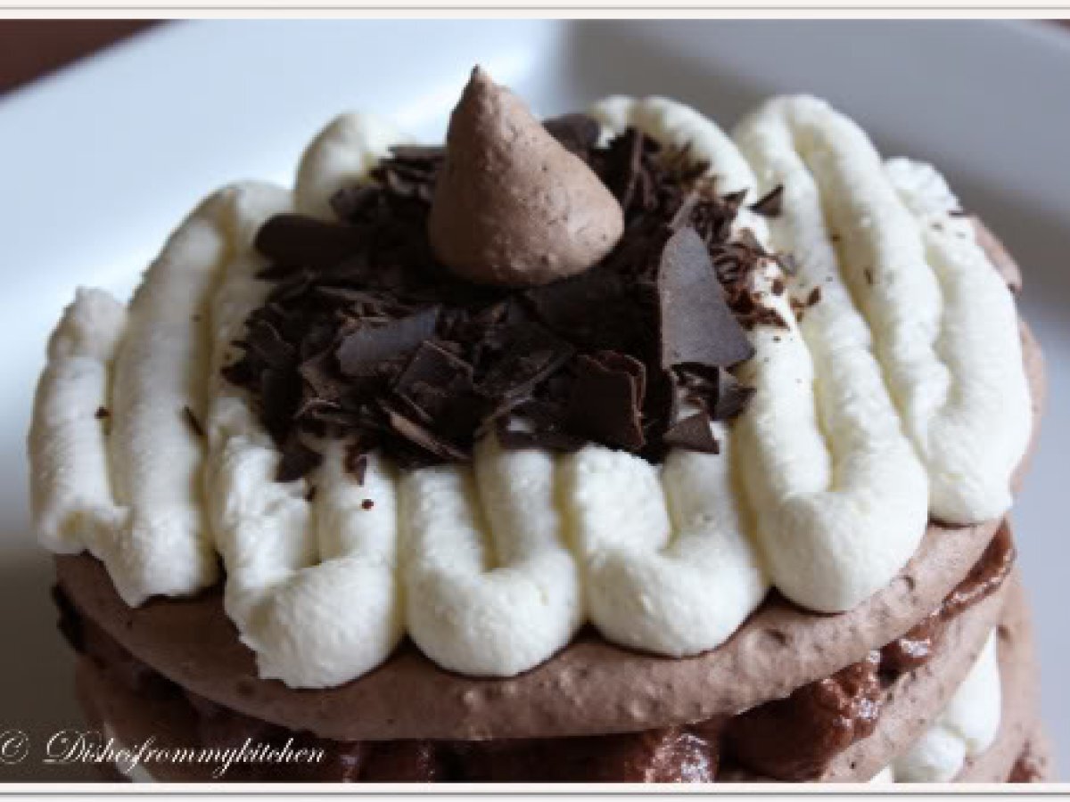 DARING BAKERS - JUNE 2010 ( CHOCOLATE PAVLOVA WITH CHOCOLATE MASCARPONE MOUSSE) - photo 4