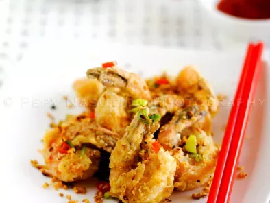 Deep Fried Shrimp ala Bie Fong Tong - Super Duper Garlicky Deep Fried Shrimp