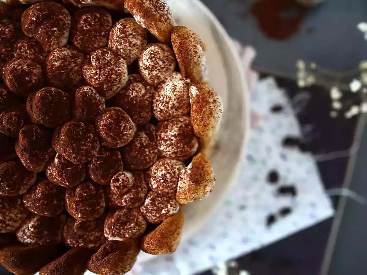 Delicious eggless tiramisu charlotte - photo 5