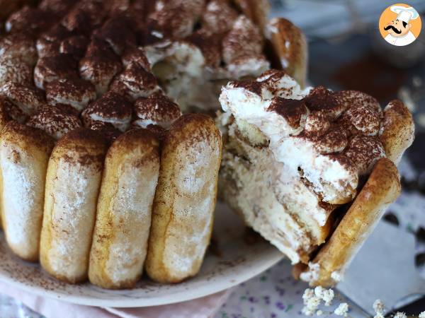 Delicious eggless tiramisu charlotte - photo 4