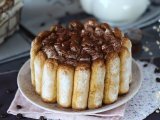 Delicious eggless tiramisu charlotte, photo 1
