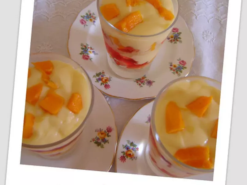 Delicious Summer Mango-Strawberry Trifle - photo 2