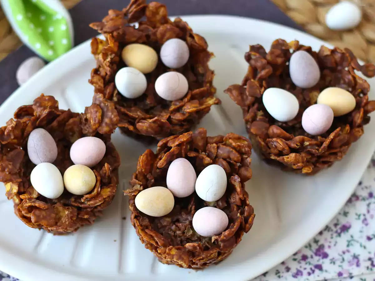Desert roses Easter nests - photo 4
