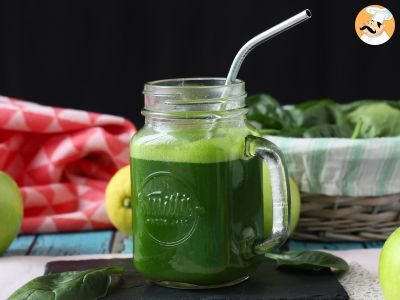 Detox juice in a blender, for maximum vitamins!