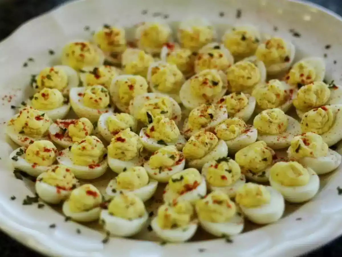 Deviled Quail Eggs