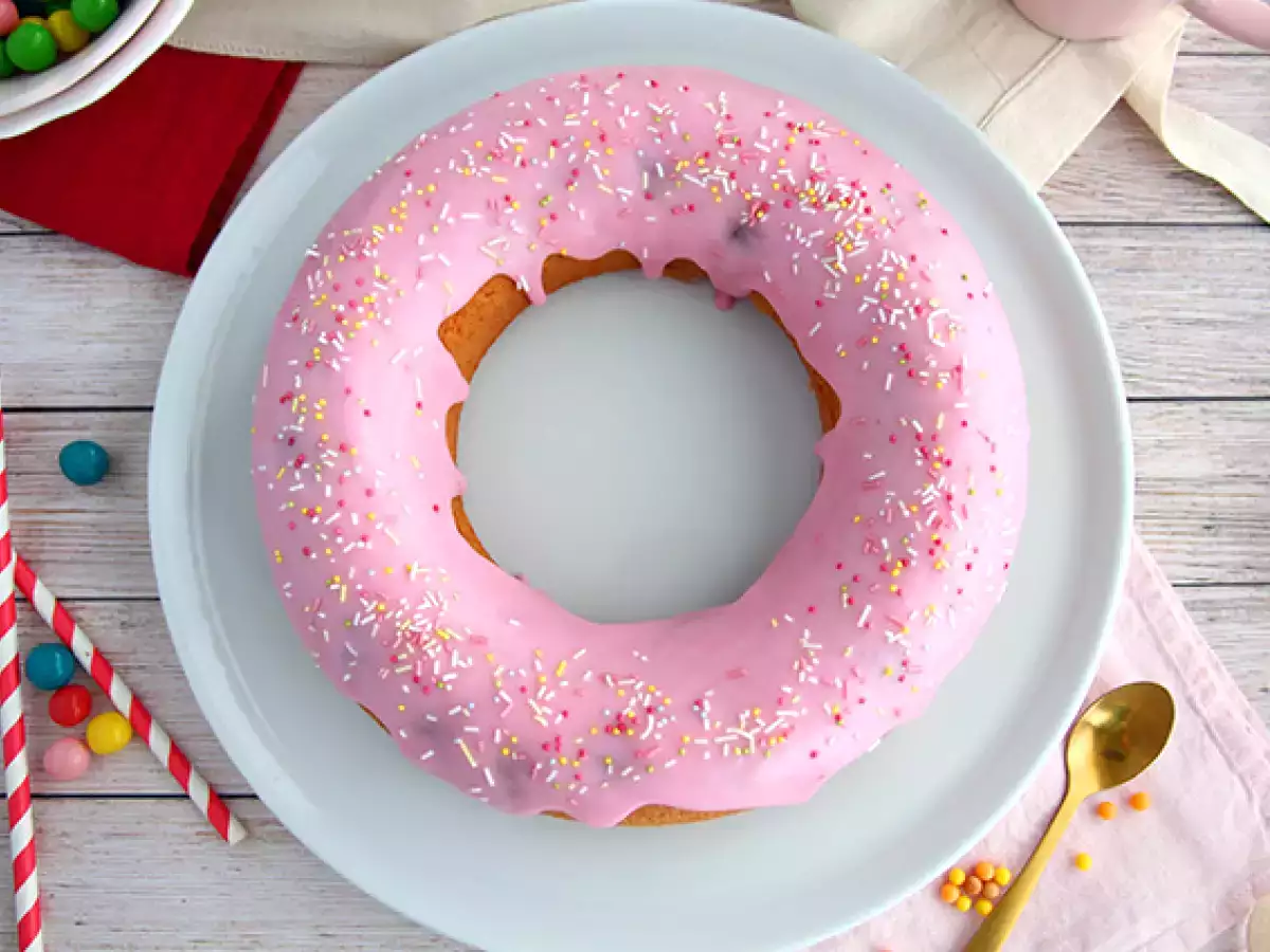 Donut cake - photo 2
