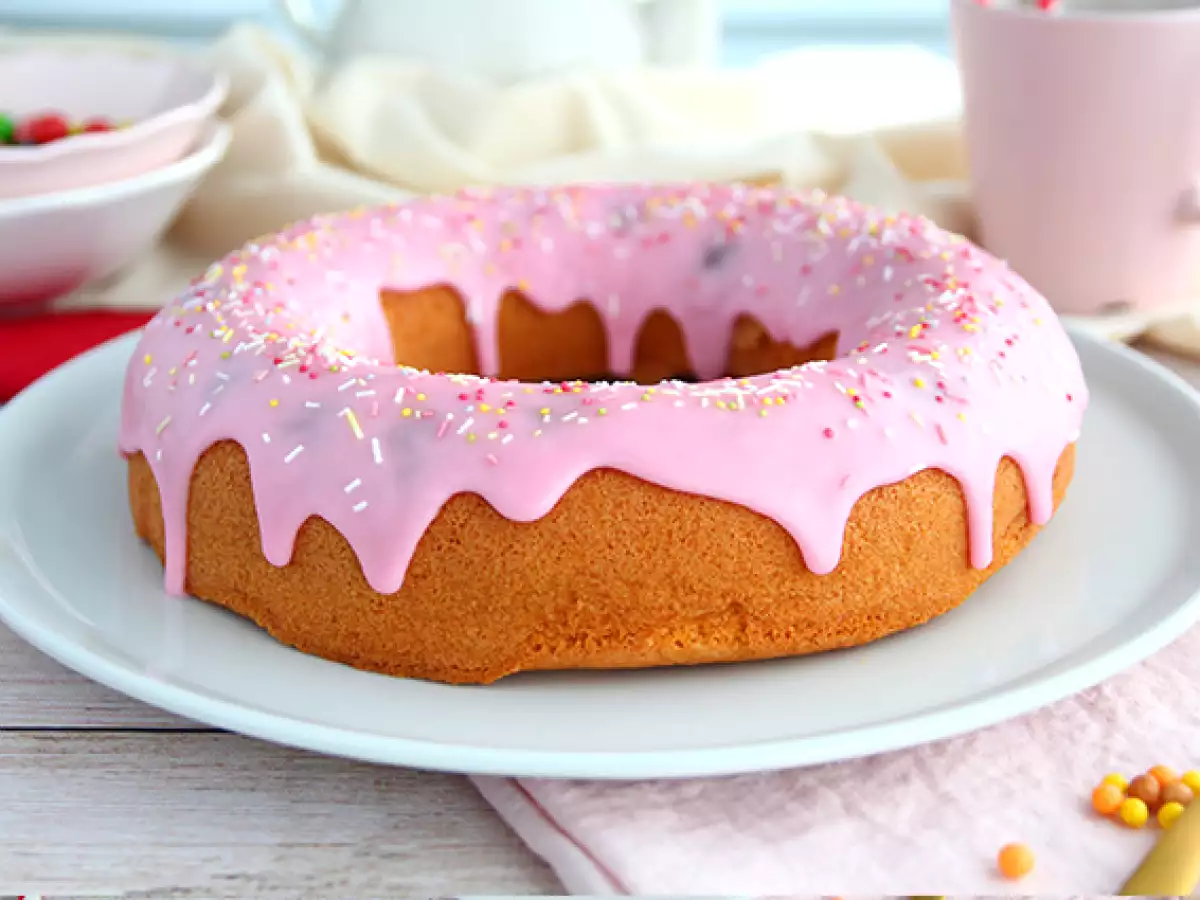 Donut cake - photo 4