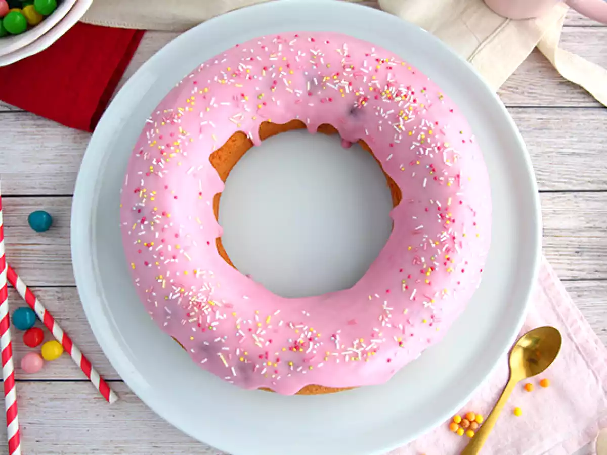 Donut cake (giant xxl donut) - photo 2