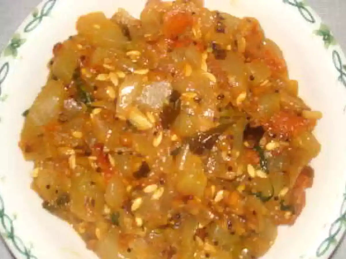 Dosakaya Curry / Indian Yellow Cucumber curry