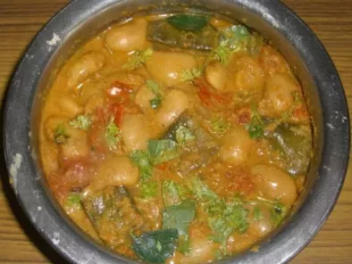 Double beans/ Lima beans curry