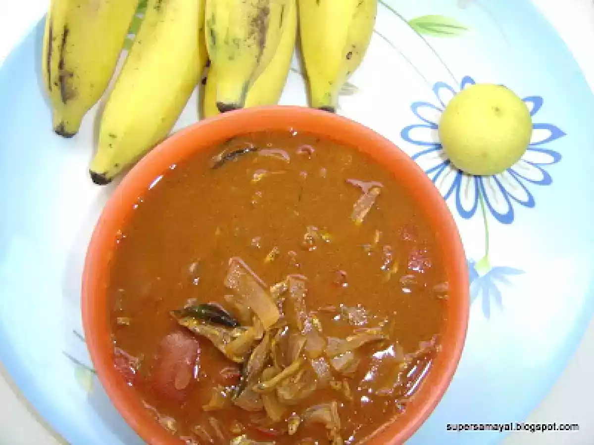 Dry Fish Gravy (Karuwattu Kulambu)