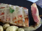 Duck breast with sauce made with truffle pieces, photo 3