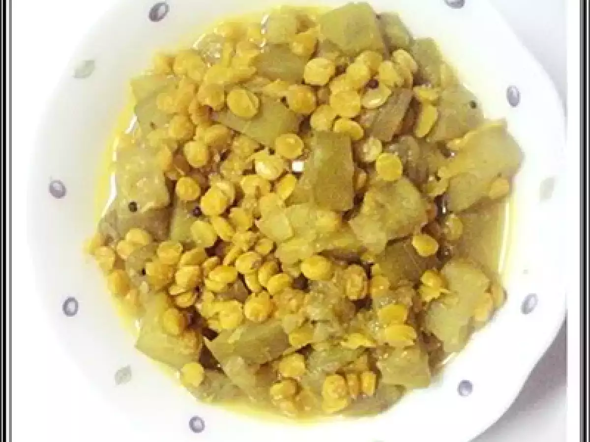 Dudhi Chana Nu Shaak - A Gujarati Speciality (Bottle Gourd and Bengal Gram Curry) - photo 2