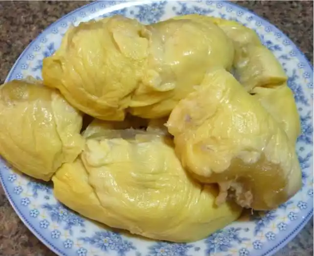Durian sticky rice recipe in coconut milk
