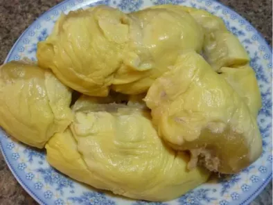 Durian Sticky Rice in Coconut Milk