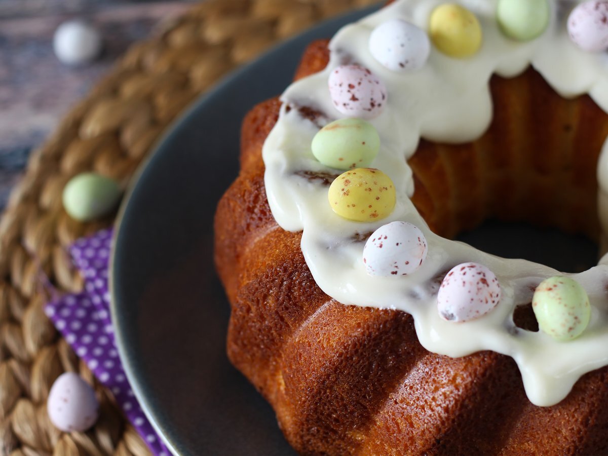 Easter bundt cake: white chocolate and lemon - photo 2