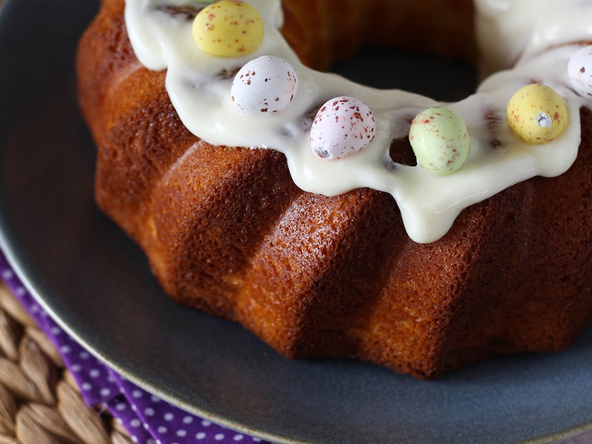 Easter bundt cake: white chocolate and lemon - photo 4