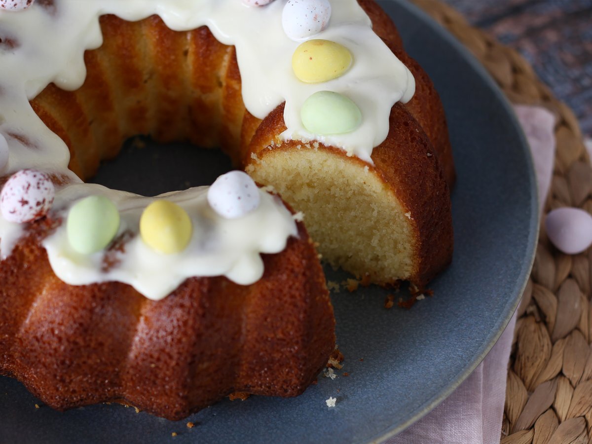 Easter bundt cake: white chocolate and lemon - photo 5