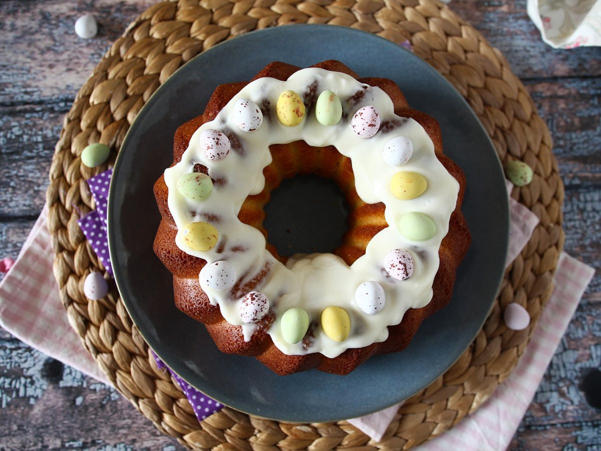 Easter bundt cake: white chocolate and lemon - photo 6