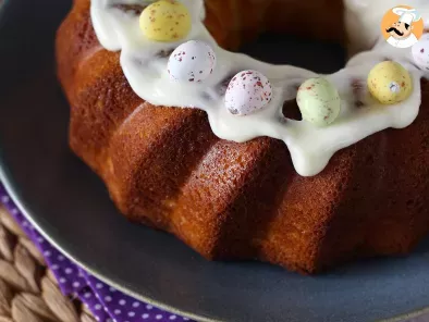 Easter bundt cake: white chocolate and lemon, photo 4