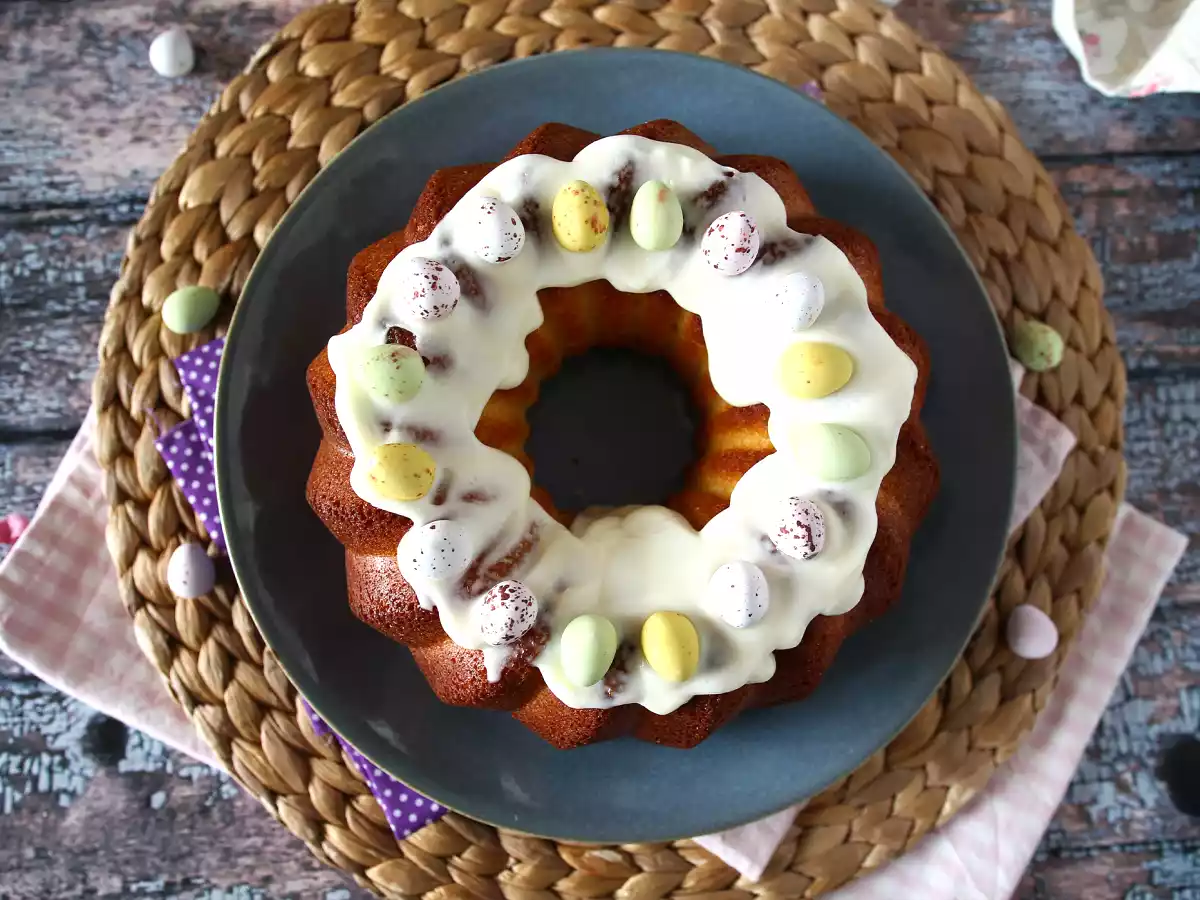 Easter bundt cake with lemon and white chocolate - photo 6