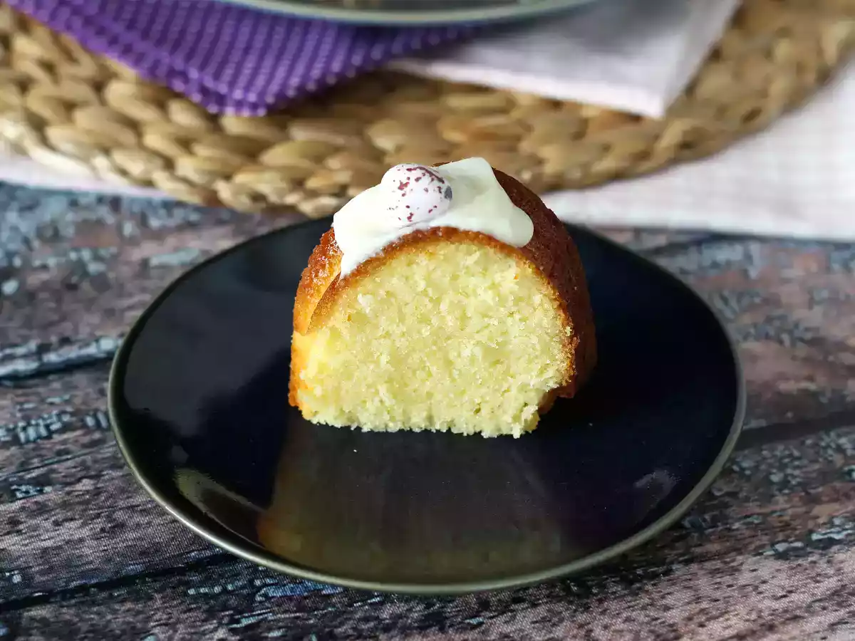 Easter bundt cake with lemon and white chocolate - photo 7