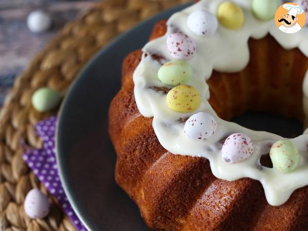 Easter bundt cake with lemon and white chocolate - photo 2