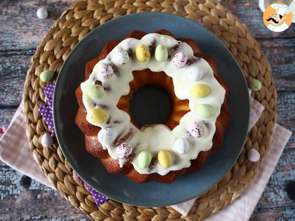 Easter bundt cake with lemon and white chocolate - photo 6