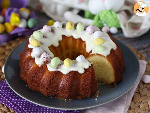 Easter bundt cake with lemon and white chocolate - photo 8