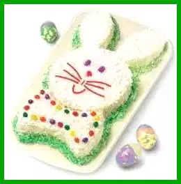 Easter bunny cake recipe