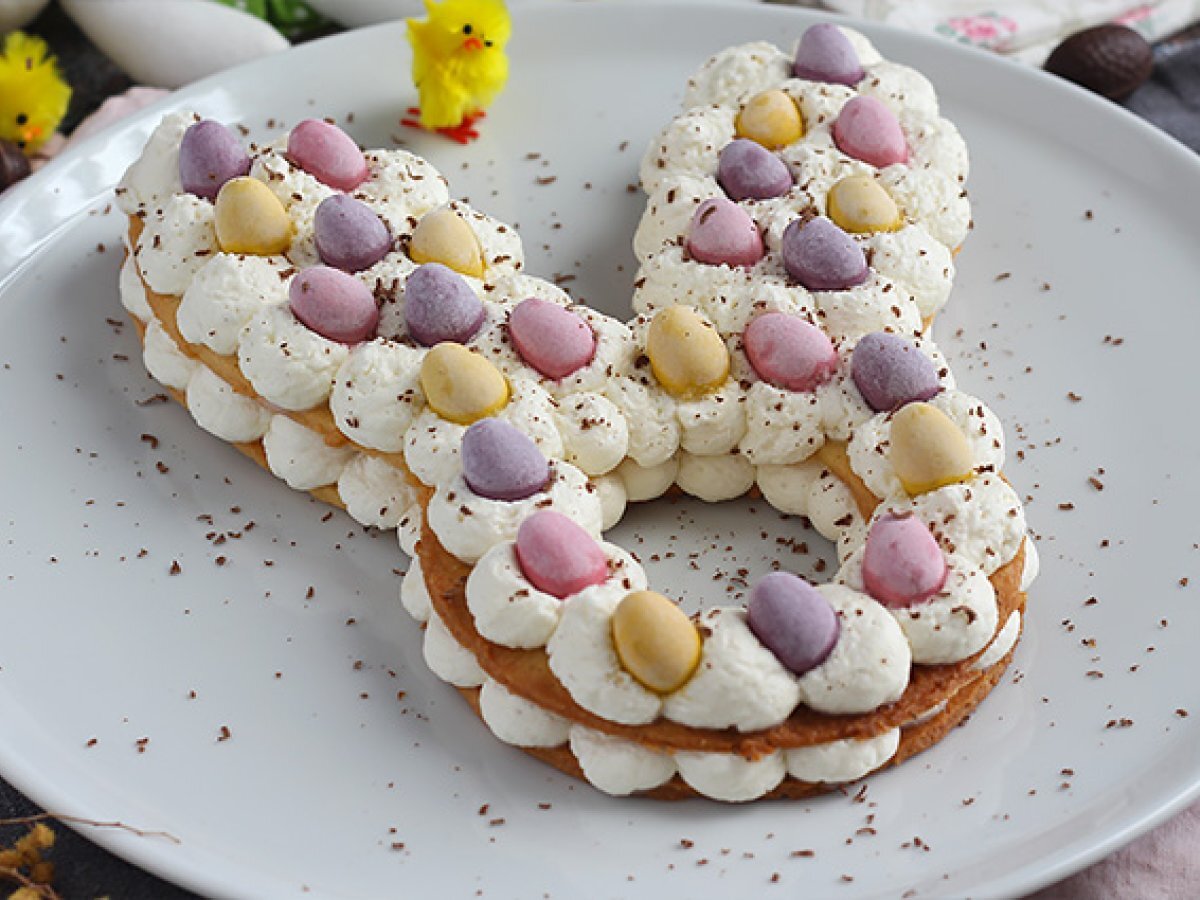 Easter bunny cream tart - photo 3