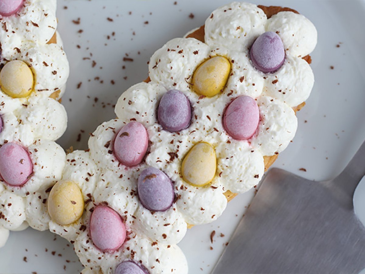 Easter bunny cream tart - photo 4