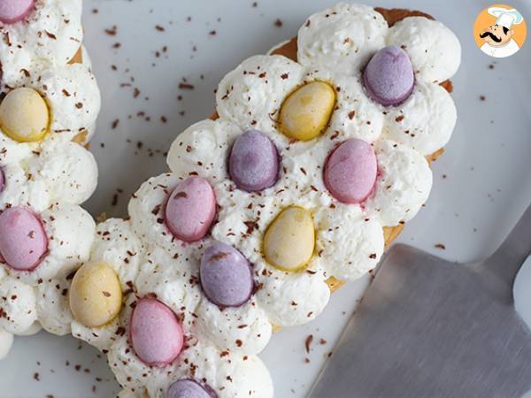 Easter bunny tart with chocolate eggs - photo 4