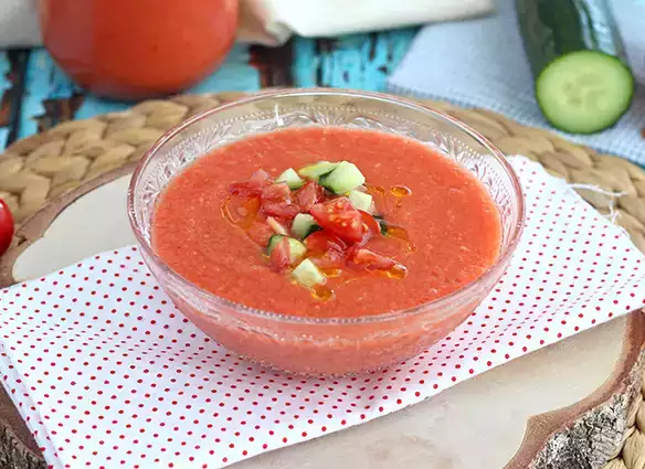 Easy and fresh gazpacho