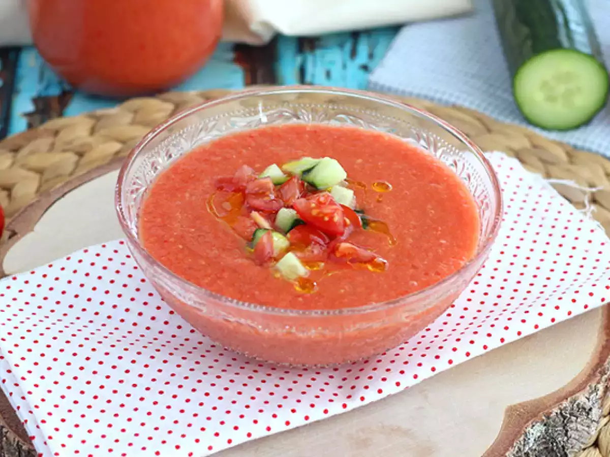 Easy and fresh gazpacho