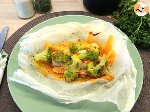 Easy and healthy chicken in parchment